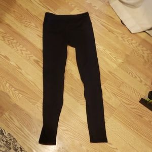 Black Ribbed Fabletics Leggings